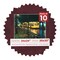 Dark Red Suede Mat Board for 24x24 Frames - Fits 20x20 Photos